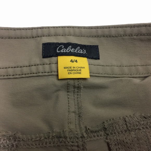 CABELA'S Khaki Drawstring Capris - Picture 4 of 5